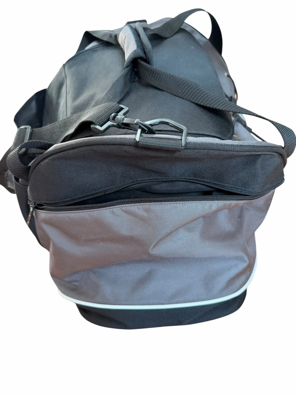 Boston Bruins Black and Gray Team Duffel Bag
